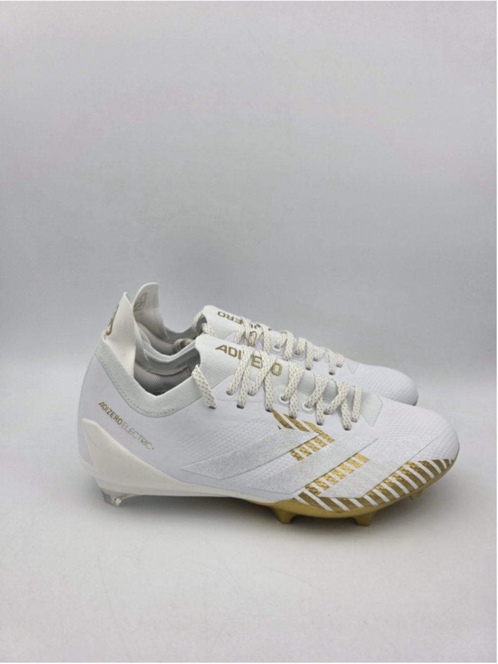 Adidas Adizero Electric + Men's Football Cleats White Gold IE6282 Size 12